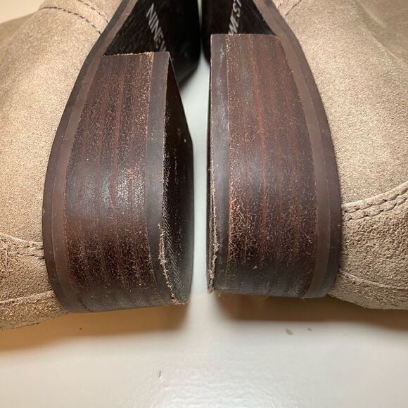 NINE WEST 7.5 Noriko Suede Over the Knee Riding Western  Boot - Picture 8 of 8